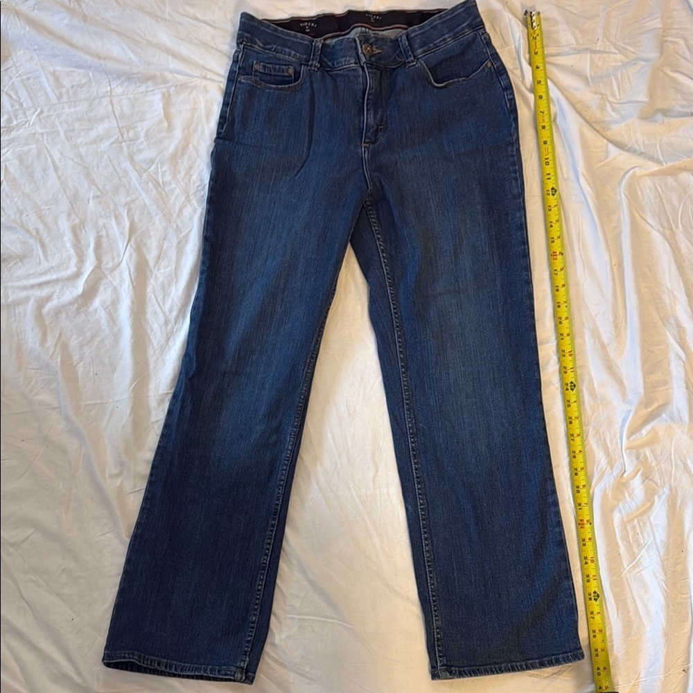 Riders by Lee Curvier Classic Dark Blue Denim Jeans. Size 14.